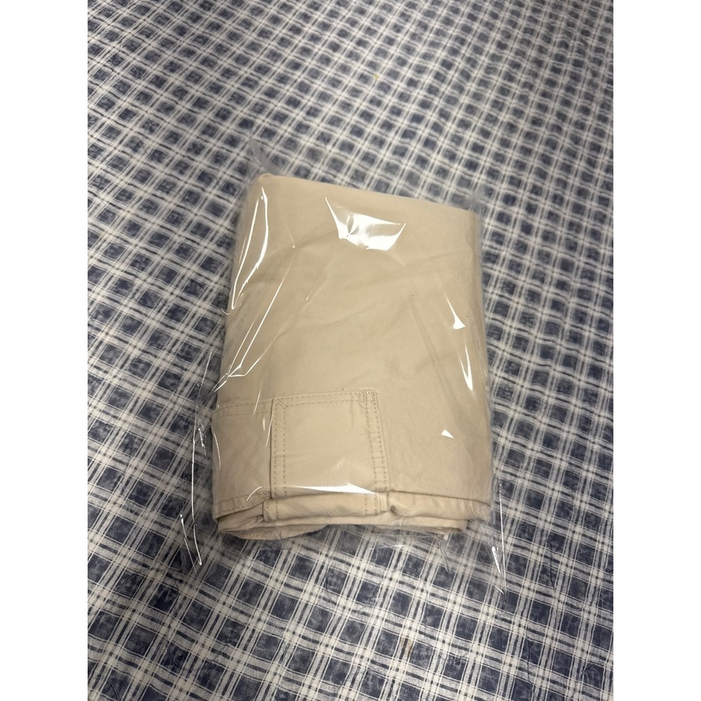 Hollister Ultra High-Rise Baggy Cargo Pants Tan Khaki Wide Leg Womens 4R W27R - Picture 7 of 7